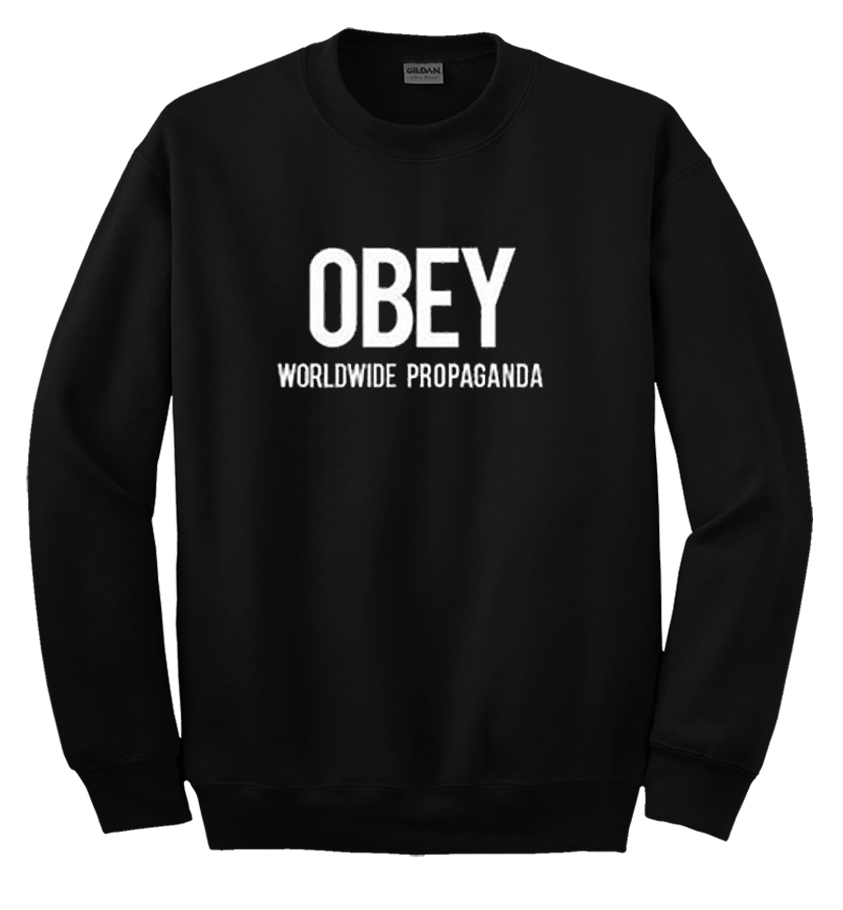 obey worldwide propaganda hoodie