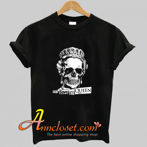 God Save The Queen Sex Pistols Skull T Shirt At Anncloset Com