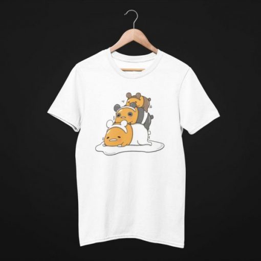 Gudetama Bear Cuddle Cute T-Shirt NA | anncloset.com